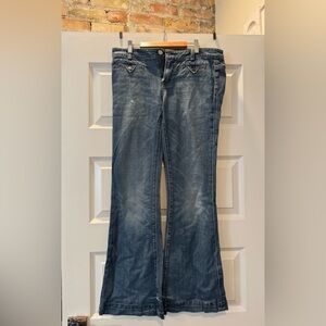 Citizens of Humanity Hutto #203 vintage Y2K Wide Leg Flare Trouser Jeans Sz 29